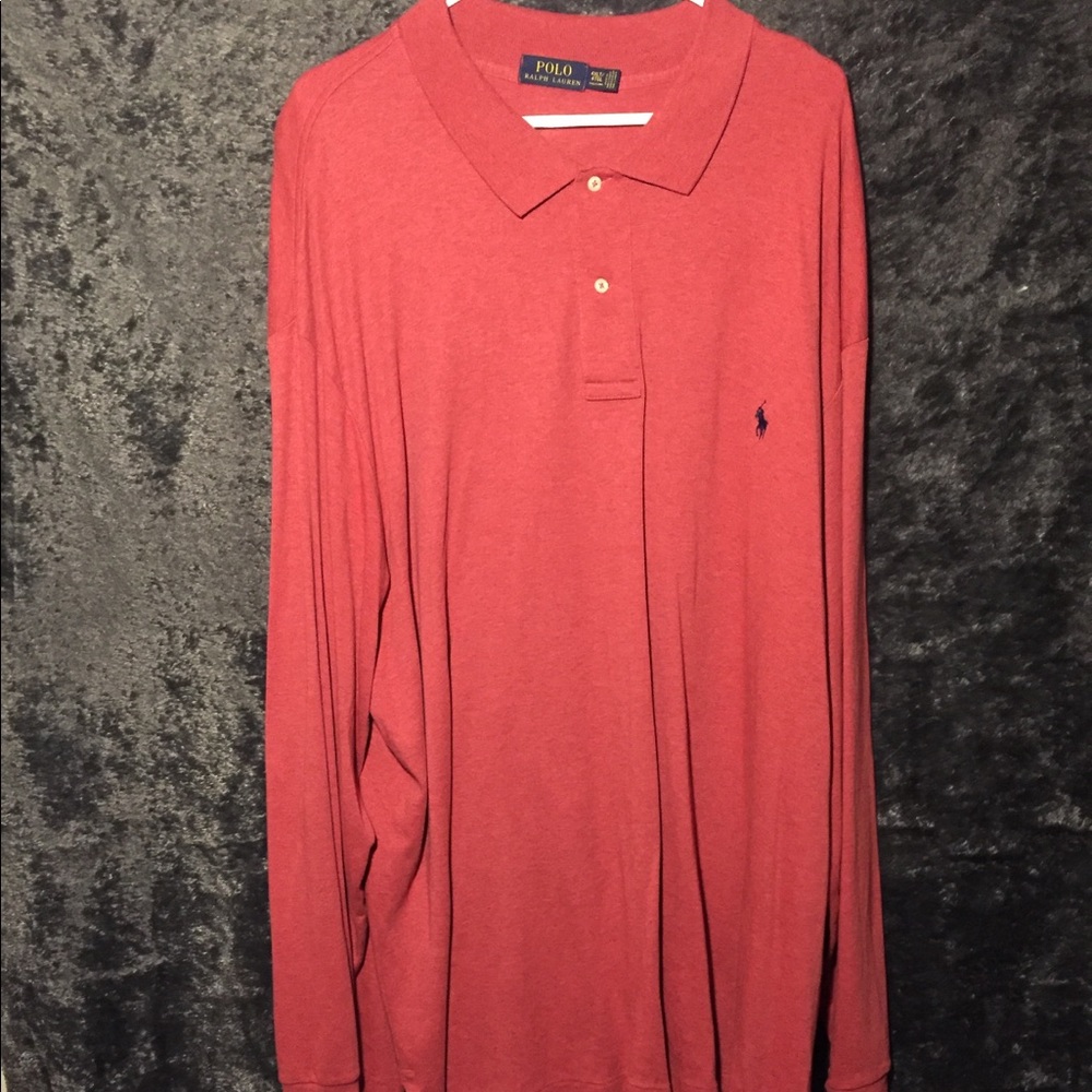 Light Burgundy Ralph Lauren Long Sleeve